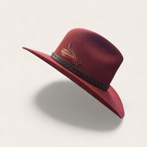 Beaver Brand fur felt hat in size 6 7/8 (54 cm) fedora style